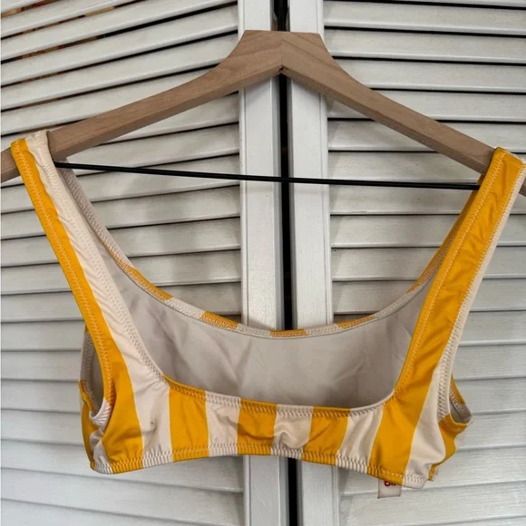 Solid & Striped Sporty Golden Yellow Bikini - Picture 4 of 5